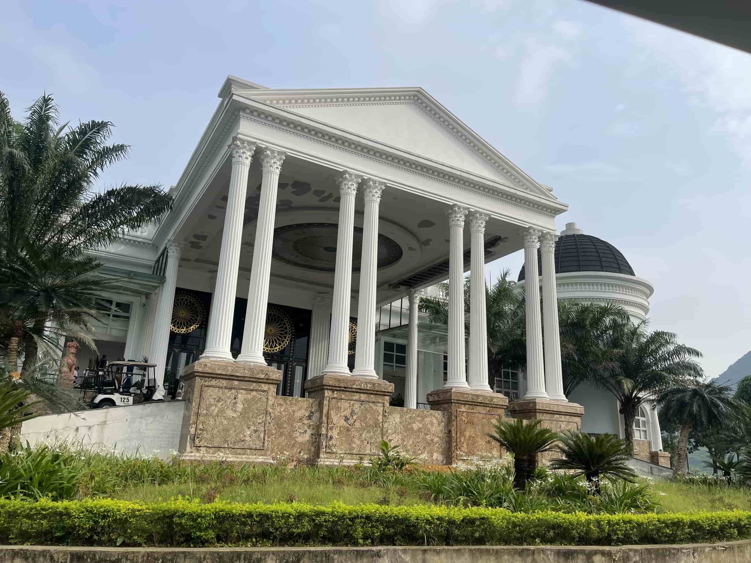 Đá granite Alaska Gold ốp mặt tiền Sân Golf Hà Nam