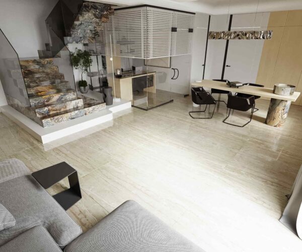 đá granite lát nền nhà Vân gỗ thẳng