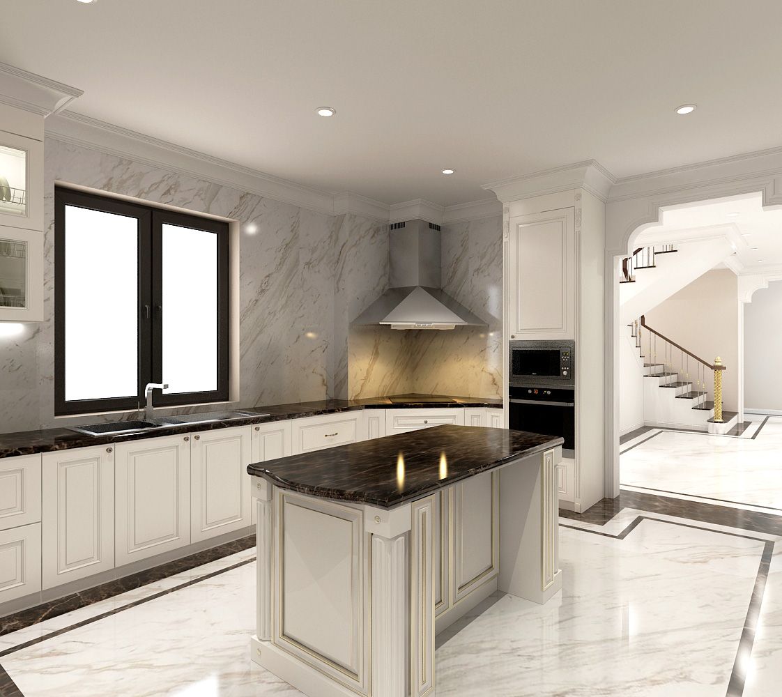 Đá granite ốp bếp