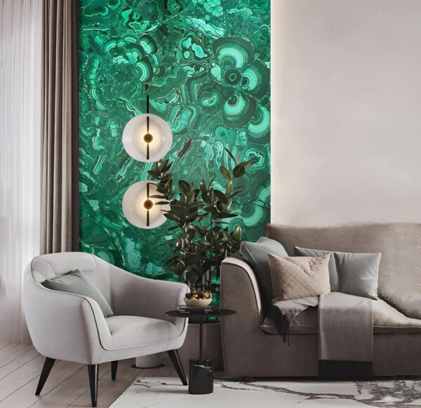 Tranh Malachite: Nâng tầm không gian sống gia đình bạn